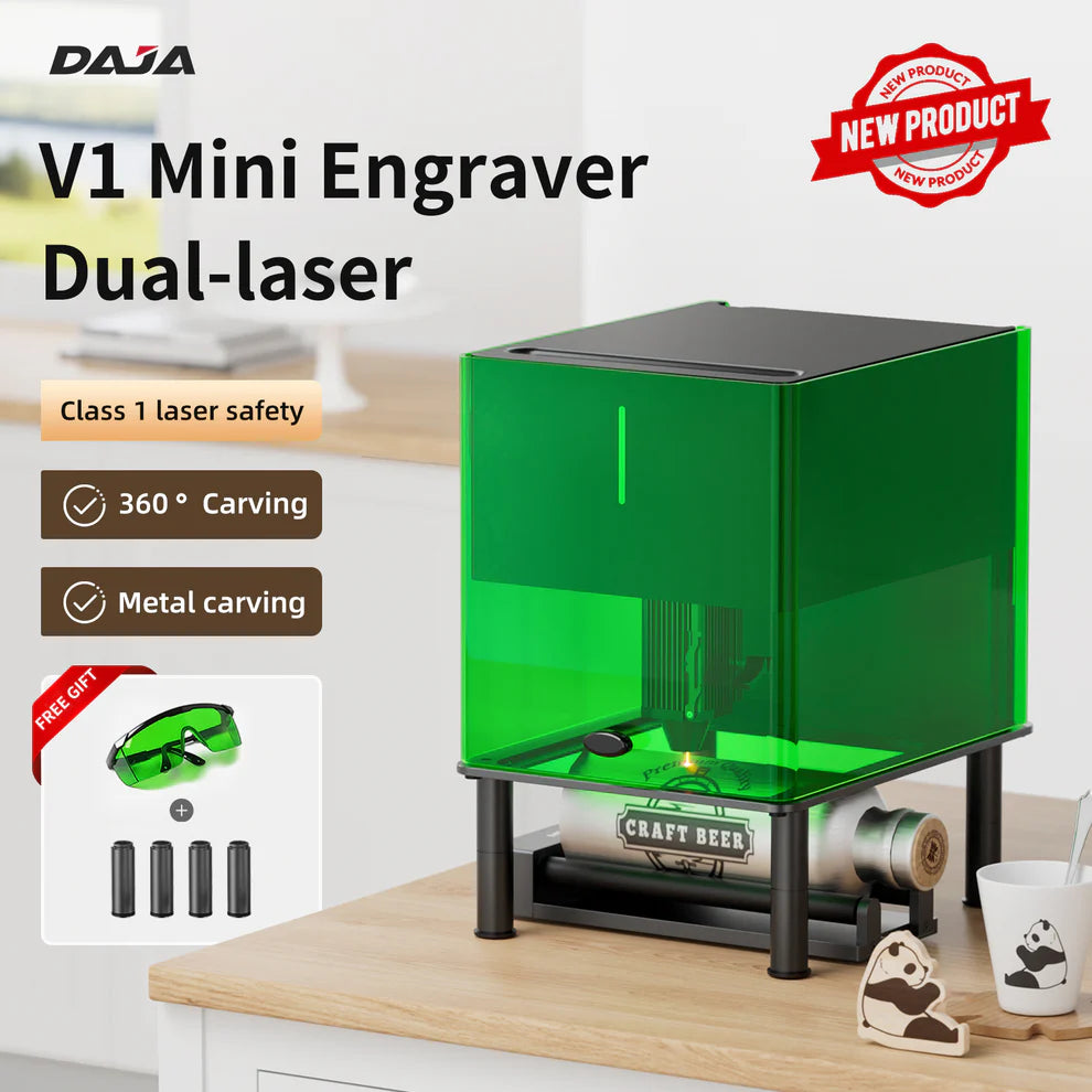 V1 Mini Engraver – Engrave Metal, Wood, Leather & More Anywhere